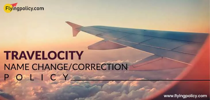 Travelocity Name Change/Correction Policy